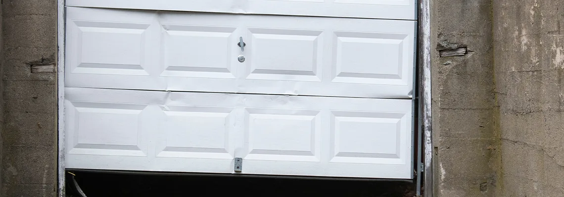 Garage Door Got Hit By A Car Dent Removal in Palatine, IL