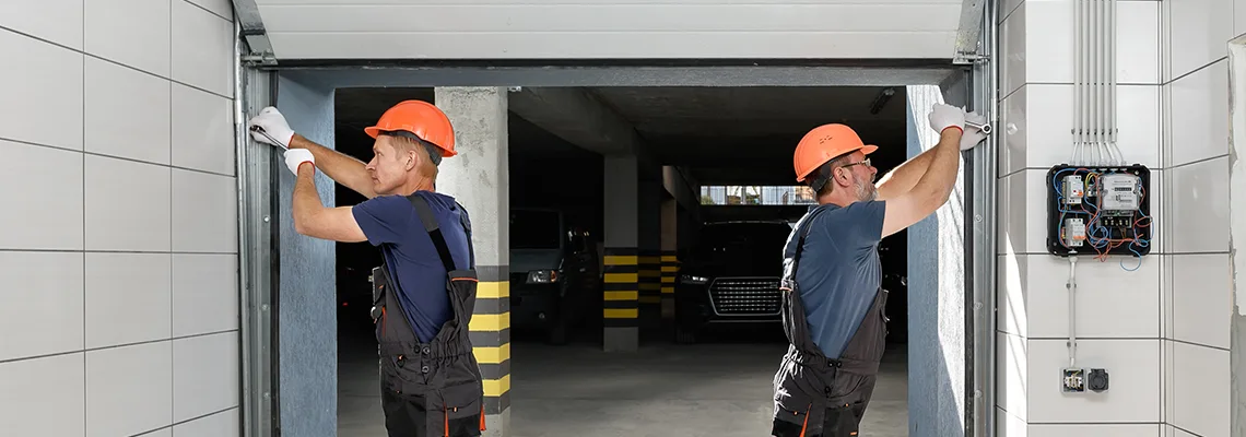 Wooden Garage Door Frame Repair in Palatine, Illinois